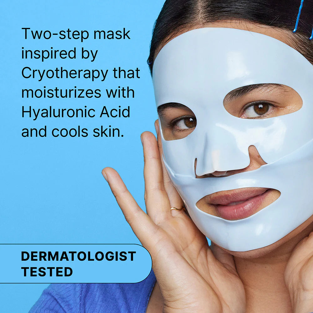 Dr.Jart Cryo Rubber Moisturizing Mask - intensīvi mitrinoša, atsvēsinoša un nomierinoša 2 soļu sejas maska.