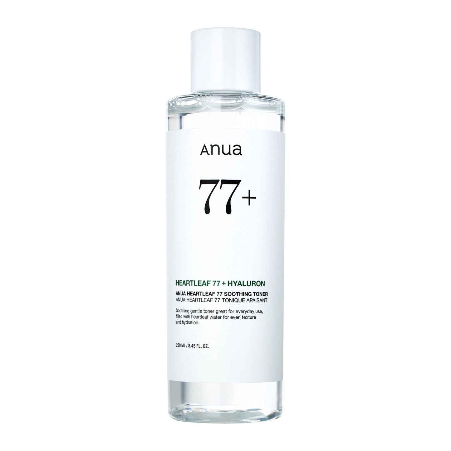 Anua Heartleaf 77% nomierinošs un mitrinošs toneris