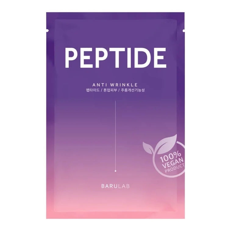 Barulab The Clean Vegan Mask Peptide – Korejas kosmētikas pretgrumbu sejas maska ar peptīdiem.