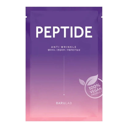 Barulab The Clean Vegan Mask Peptide – Korejas kosmētikas pretgrumbu sejas maska ar peptīdiem.