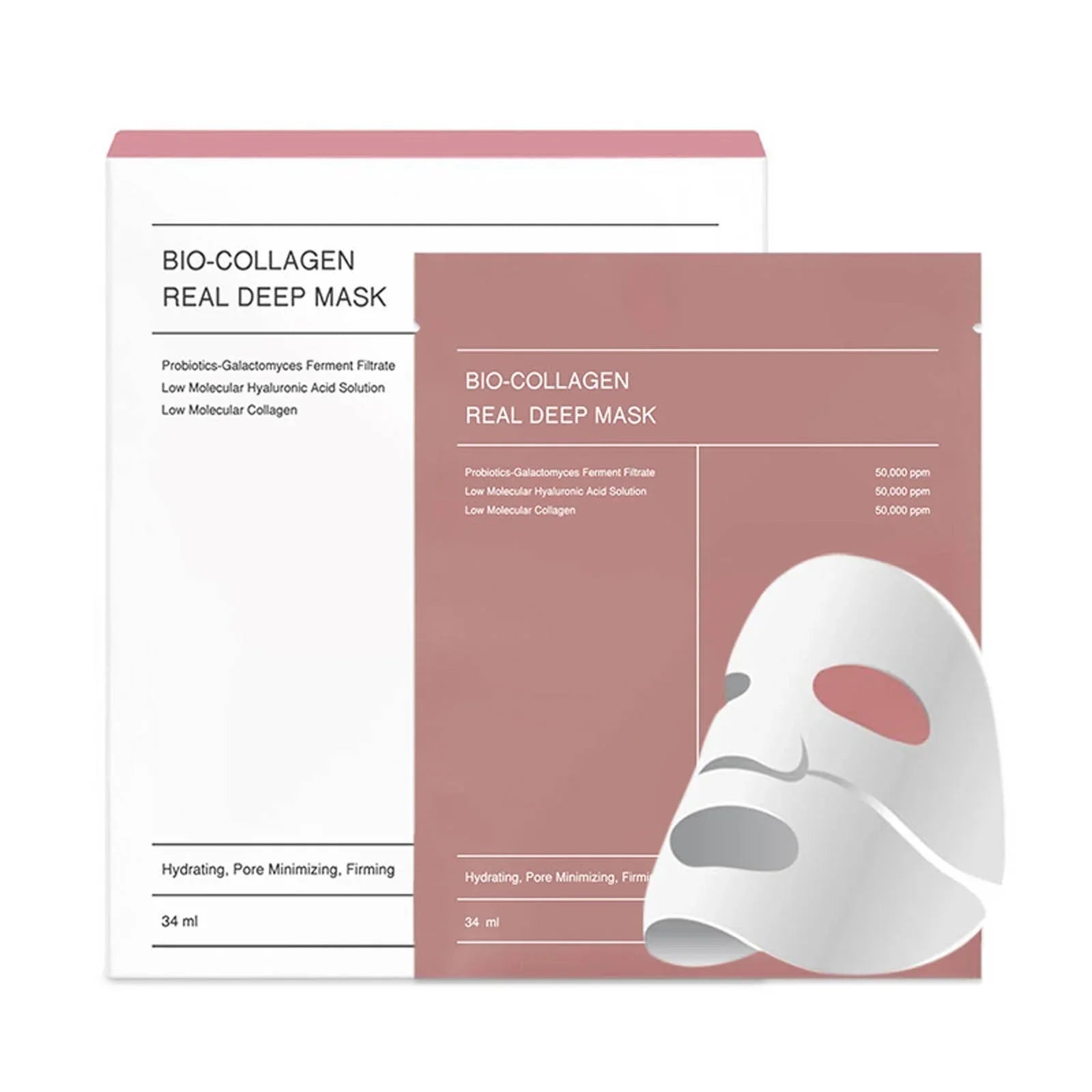 Biodance Bio Collagen Real Deep Mask - sejas maska ar kolagēnu ādas dziļai mitrināšanai, elastības un tvirtuma uzlabošanai.
