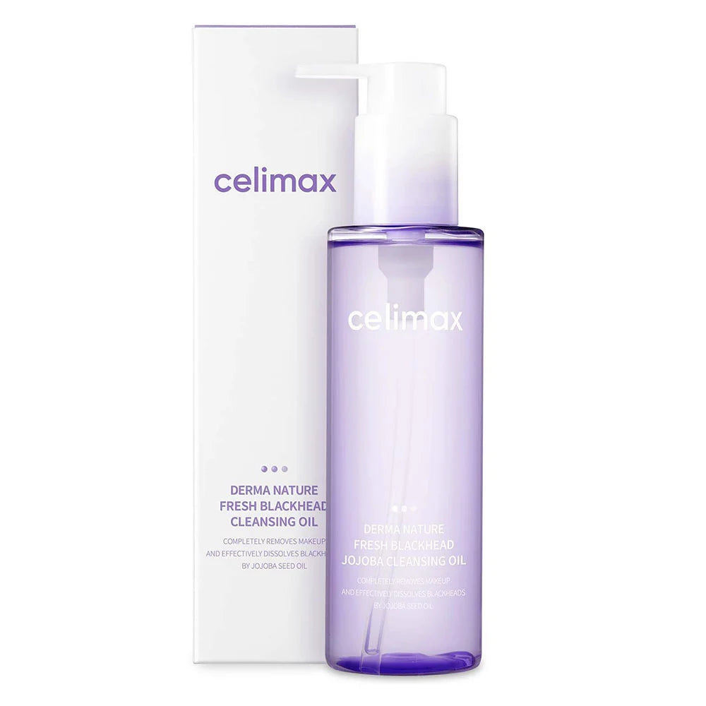 Celimax Derma Nature Fresh Blackhead Cleansing Oil - sejas attīrošā eļļa dziļai poru attīrīšanai un melno punktu (komedonu) samazināšanai.