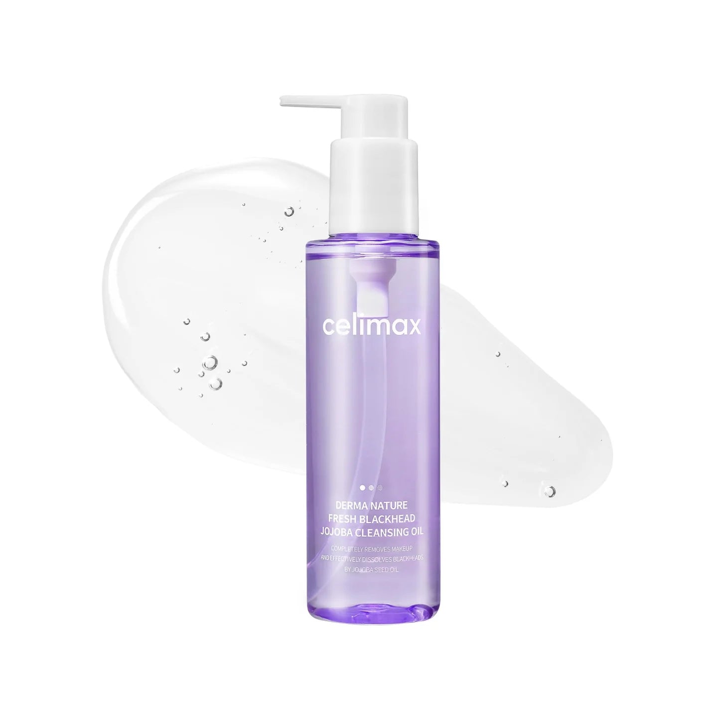 Celimax Derma Nature Fresh Blackhead Cleansing Oil - sejas attīrošā eļļa dziļai poru attīrīšanai un melno punktu (komedonu) samazināšanai.