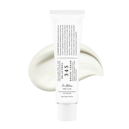Dr. Althea 345 Relief Cream - viegls sejas krēms problemātiskai un aknes skartai ādai ar resveratrolu, niacinamīdu un pantenolu.