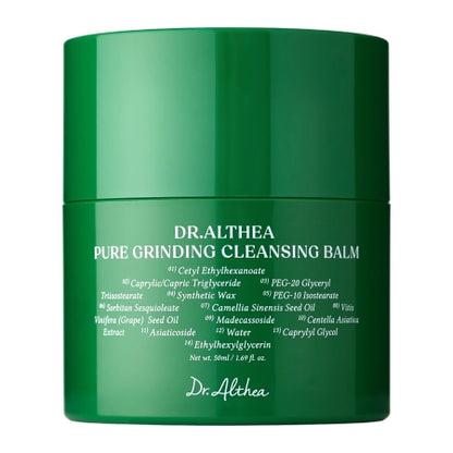 Dr. Althea Pure Grinding Cleansing Balm – attīrošs un mitrinošs balzams sejas ādas dziļai attīrīšanai un dekoratīvās kosmētikas noņemšanai.