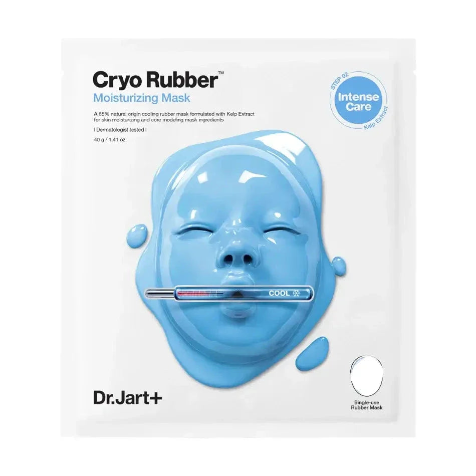 Dr.Jart Cryo Rubber Moisturizing Mask - intensīvi mitrinoša, atsvēsinoša un nomierinoša 2 soļu sejas maska.