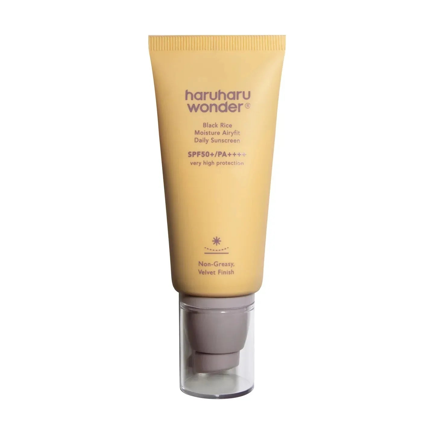 Haruharu Wonder Black Rice Moisture AiryFit Daily Sunscreen SPF50+/PA++++ | mitrinošs saules aizsargkrēms ar melno rīsu ekstraktu