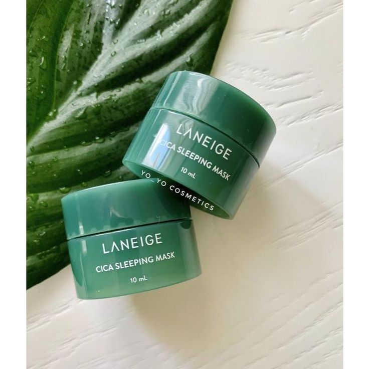 Laneige Cica Sleeping Mask - nakts sejas maska ar cica ekstraktu ādas nomierināšanai, mitrināšanai un atjaunošanai nakts laikā.