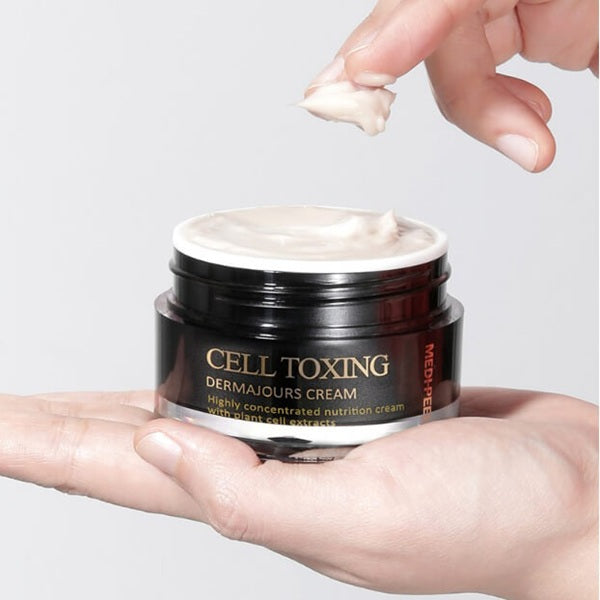 Medi-Peel Cell Toxing Dermajours Cream sejas krēms ar pretnovecošanās iedarbību ādas tvirtuma, elastības un gluduma uzlabošanai.
