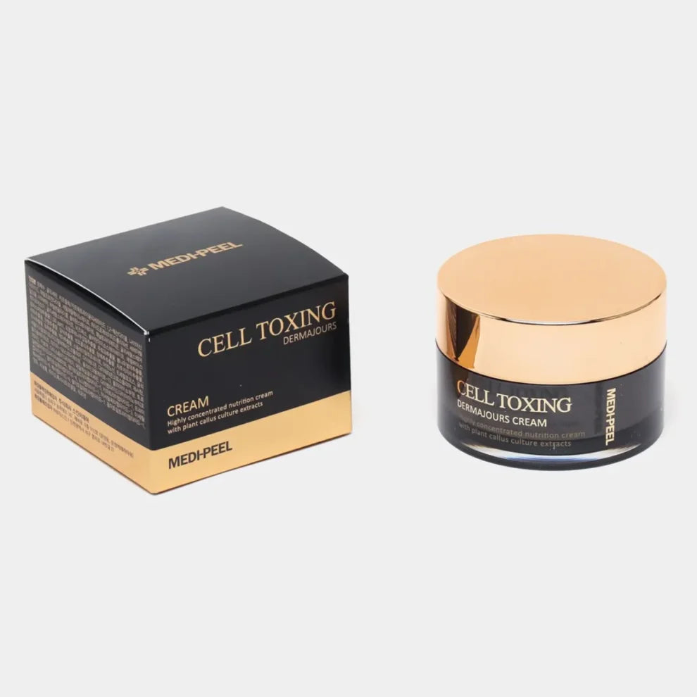 Medi-Peel Cell Toxing Dermajours Cream sejas krēms ar pretnovecošanās iedarbību ādas tvirtuma, elastības un gluduma uzlabošanai.