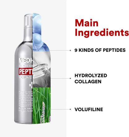 Medi-Peel All in One Peptide 9 Volume Essence | skābekļa esence ar liftinga efektu un peptīdiem