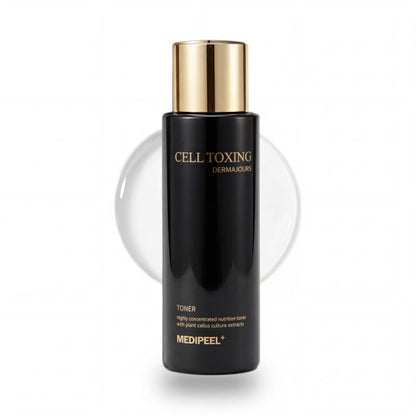 Medi-Peel Cell Toxing Dermajours Anti-Aging Toner – pretnovecošanās toneris ādas tvirtumam, gludumam un mirdzumam.