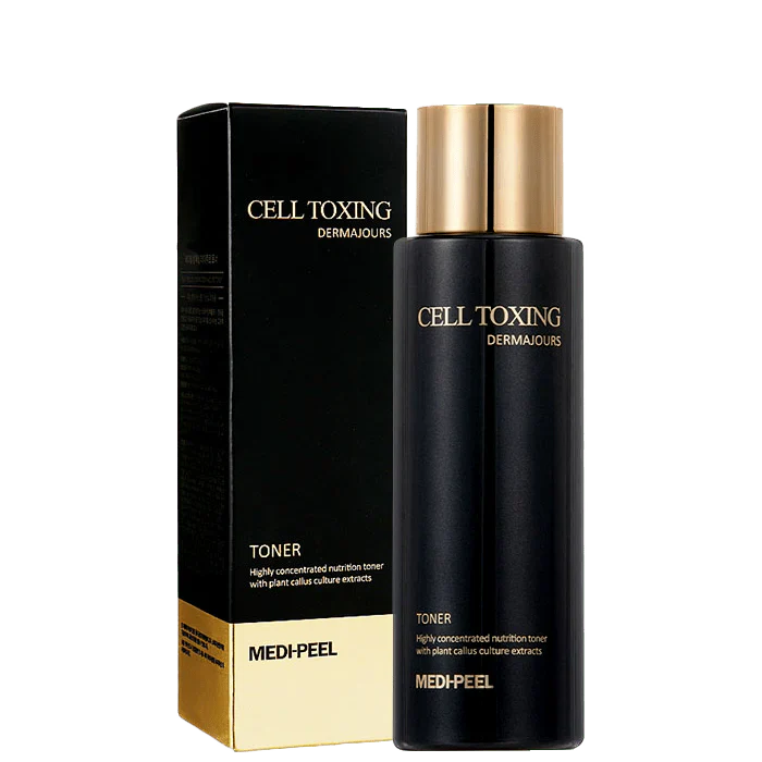 Medi-Peel Cell Toxing Dermajours Anti-Aging Toner – pretnovecošanās toneris ādas tvirtumam, gludumam un mirdzumam.