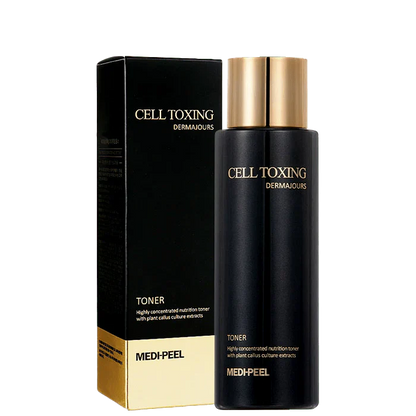 Medi-Peel Cell Toxing Dermajours Anti-Aging Toner – pretnovecošanās toneris ādas tvirtumam, gludumam un mirdzumam.