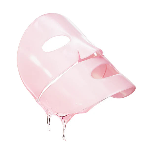Medicube PDRN Pink Collagen hidrogēla sejas maska rozā krāsā. Maska bagātināta ar PDRN, kolagēnu, niacinamīdu un peptīdiem, lai intensīvi mitrinātu ādu, uzlabotu tās tvirtumu un piešķirtu mirdzumu. Krāsu mainošā hidrogēla formula pakāpeniski kļūst caurspīdīga, maskai absorbējoties ādā.