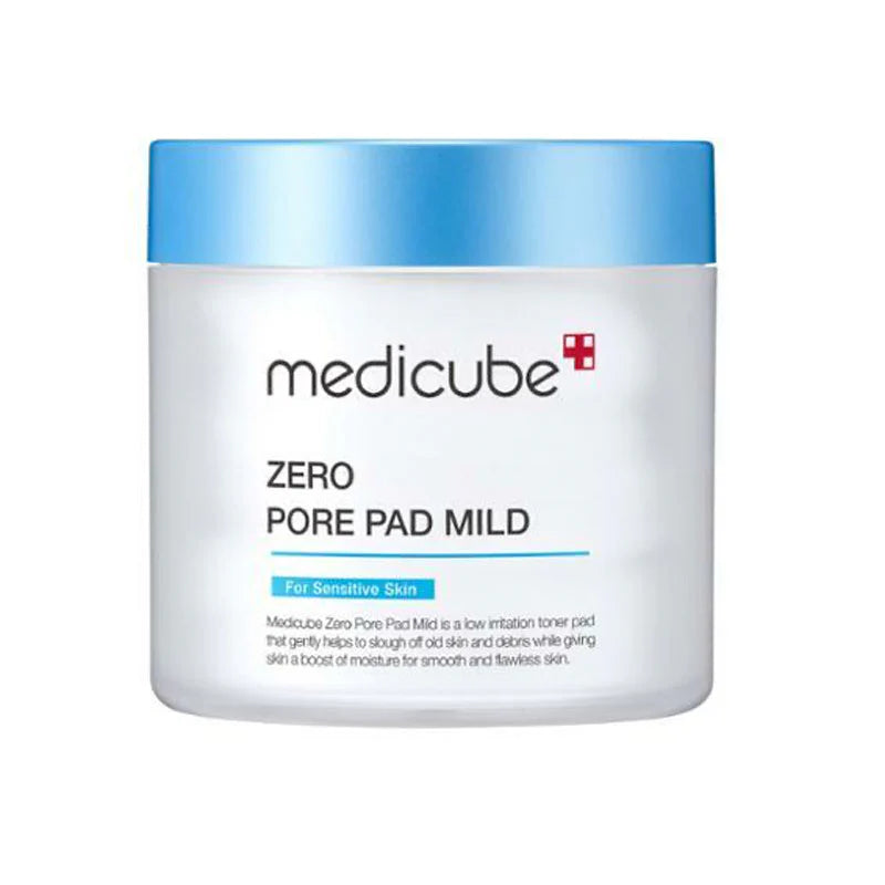 Medicube Zero Pore Pad Mild – maigi pīlinga spilventiņi nevienmērīga ādas toņa un poru mazināšanai.