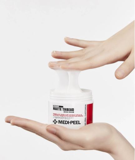 Medipeel Collagen Naite Thread Neck Cream - kolagēna krēms kakla ādai ar nostiprinošu un ādas elastību uzlabojošu efektu.