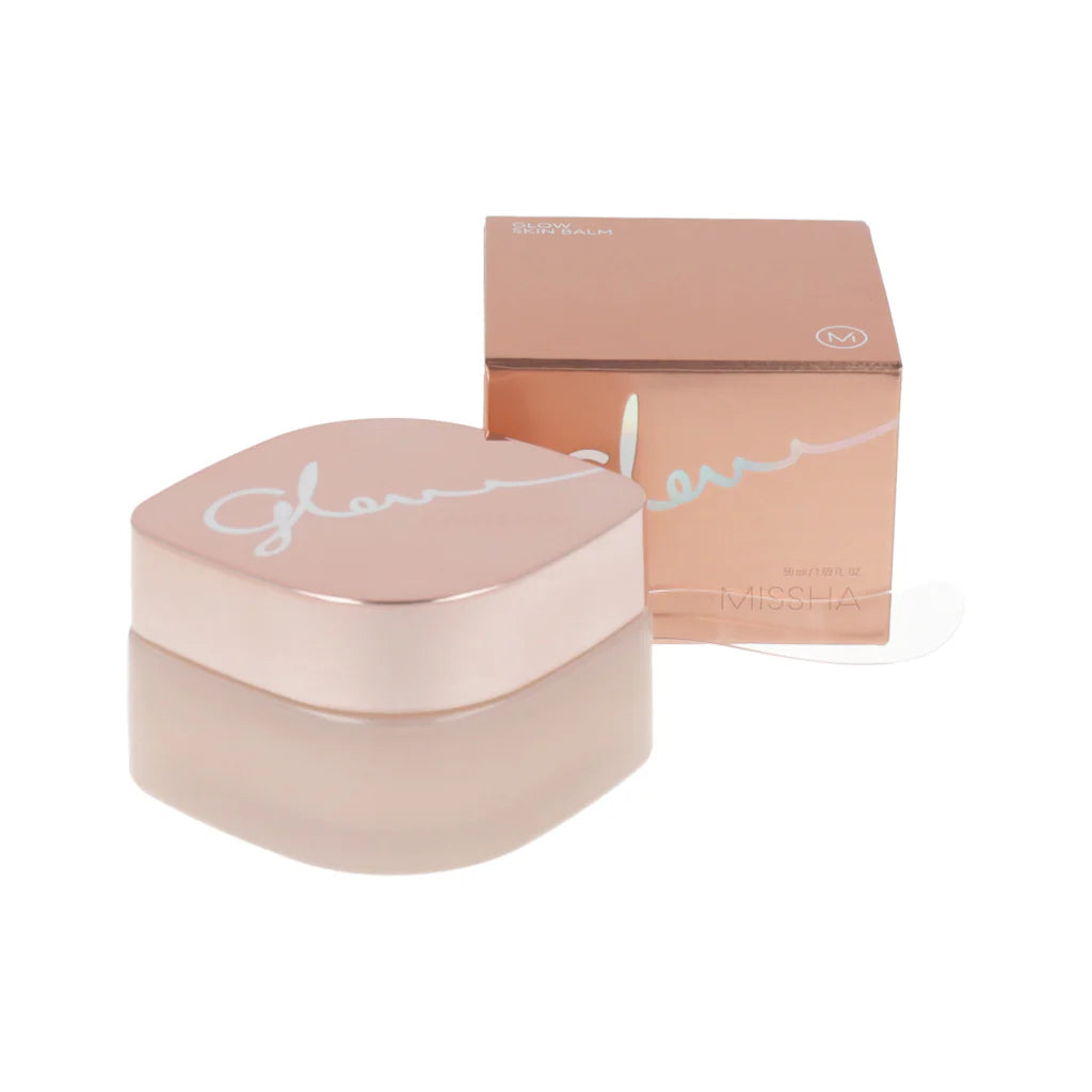 Missha Glow Skin Balm - sejas balzams ar mitrinošu un barojošu iedarbību, piešķir veselīgu mirdzumu un izgaismojošu efektu. Var izmantot arī kā grima bāzi.