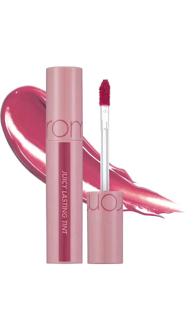 Romand Juicy Lasting Tint - lūpu tinte ar aplikatoru un ilgnoturīgu, spīdīgu efektu. Rozīgi violets vīnogu tonis.
