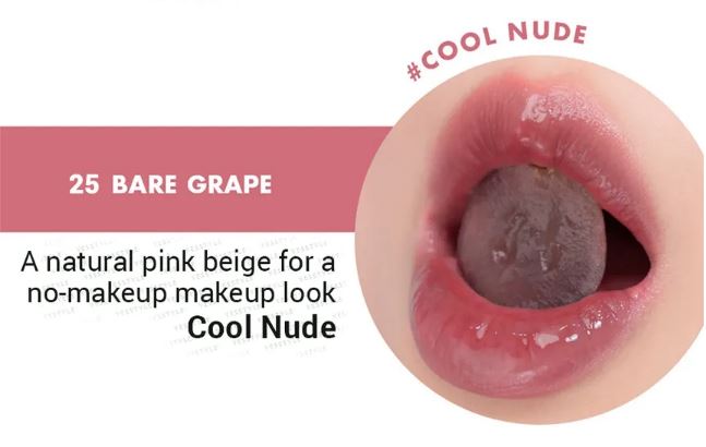 Romand Juicy Lasting Tint - lūpu tinte ar aplikatoru un ilgnoturīgu, spīdīgu efektu. Rozīgi violets vīnogu tonis.