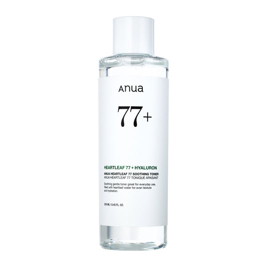 Anua Heartleaf 77% nomierinošs un mitrinošs toneris